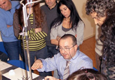 Frontali durante l'insegnamento