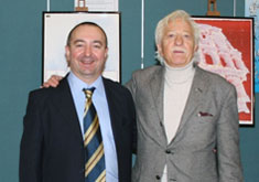 Frontali in compagnia di Alfredo Martina, fondatore della Casa Editrice "Edizioni Martina"