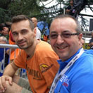 Con Francoise Legrand pluricampione francese vincitore di quattro Rock Master