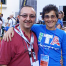 In compagnia di "Lisa Benetti", storicamente una delle più forti arrampicatrici Italiane, nonchè moglie di Dino Lagni ex campione del Mondo di difficoltà