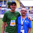 In compagnia della sempreverde gloria della arrampicata sportiva "Luca Zardini", cortinese pluricampione Italiano